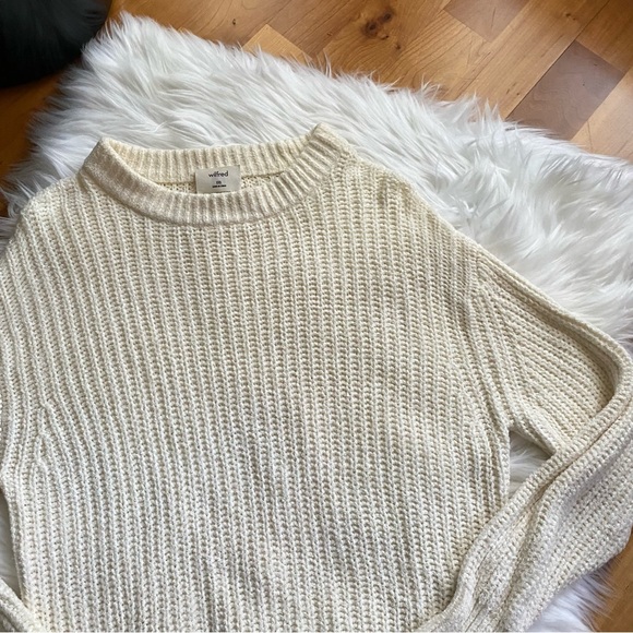 WILFRED Cream Chenille Sweater - Picture 3 of 12